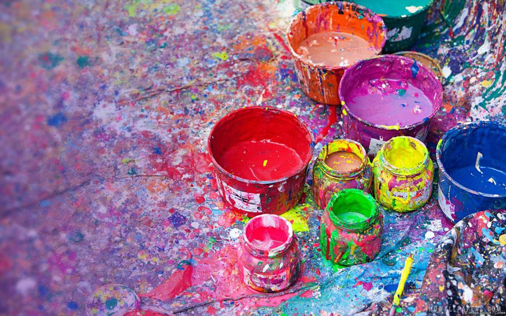 （圖：涂料展示圖）