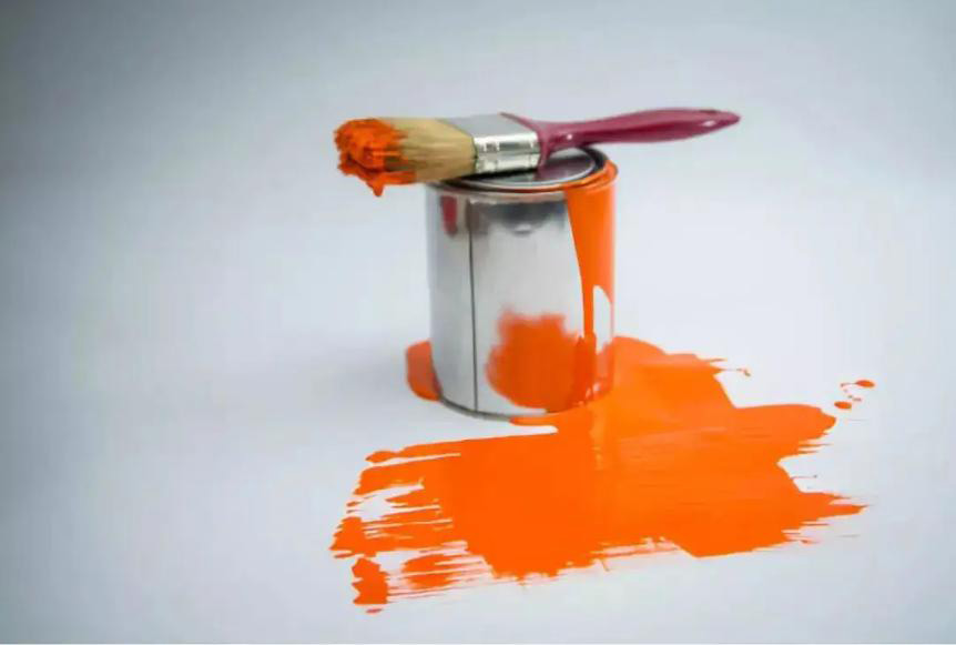 （圖：有機(jī)涂料展示圖）