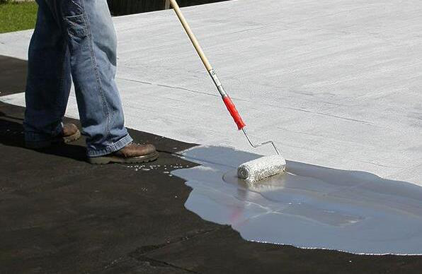 （圖：防水涂料展示圖）